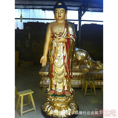 緣士達工藝品廠 專業定制西方三圣彩繪木雕佛像，品質與信仰的完美結合